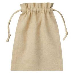 コットンリネン巾着(M) ナチュラルベージュの商品画像