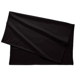 スムースフリースブランケット(バッグ付)　ブラックの商品画像