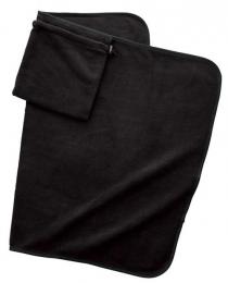 くるっと巾着収納ブランケット　ランプブラックの商品画像