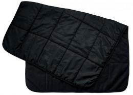 キルトフリースブランケット(巾着付)　ブラックの商品画像