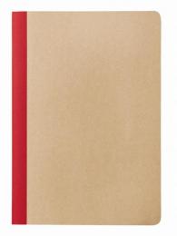リサイクルA5ノート　レッドの商品画像