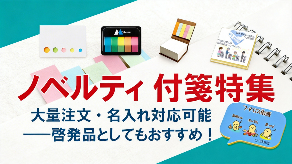 名入れ付箋・ノベルティ