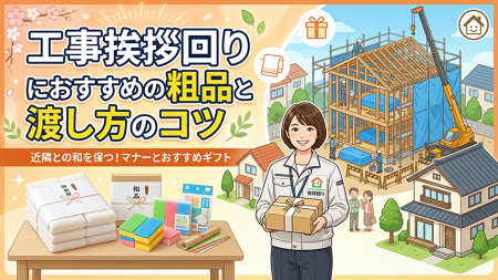 工事挨拶回りの粗品選び