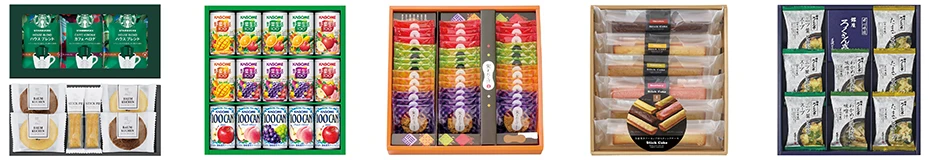 食品ギフトの記念品・ノベルティ