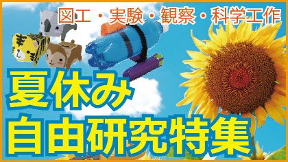 夏休み自由研究特集